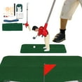 thumbnail image 2 of Filfeel Children Golf Toy,Indoor Mini Golfing Game Kit Set Toy with Green Pad Putter Ball Chairs for Children,Golf Set Toy, 2 of 8