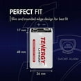 thumbnail image 3 of Tenergy 9V Lithium Battery, 1200mAh, 10-Year Shelf Life, 4 Pack [Non-Rechargeable], 3 of 3