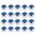 thumbnail image 2 of 100 pestañas de 10 mm, ojos saltones y móviles para juguetes, manualidades y decoración (azules), 2 of 7