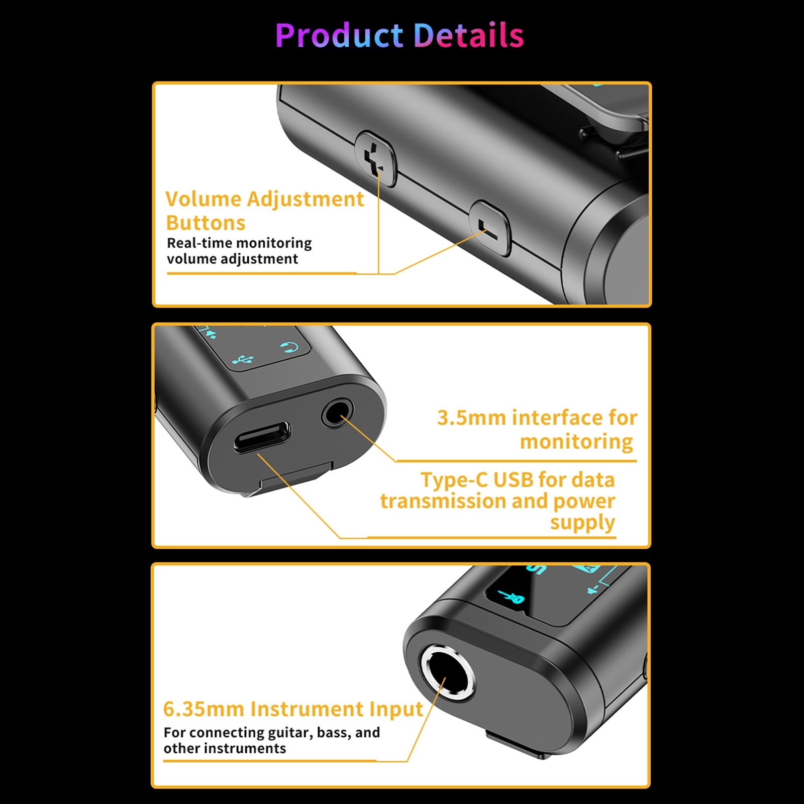 Professional Voice Activated Digital Sound Device Digital Voice Recorder 48KHz Noise Cancelling Recording Support Player