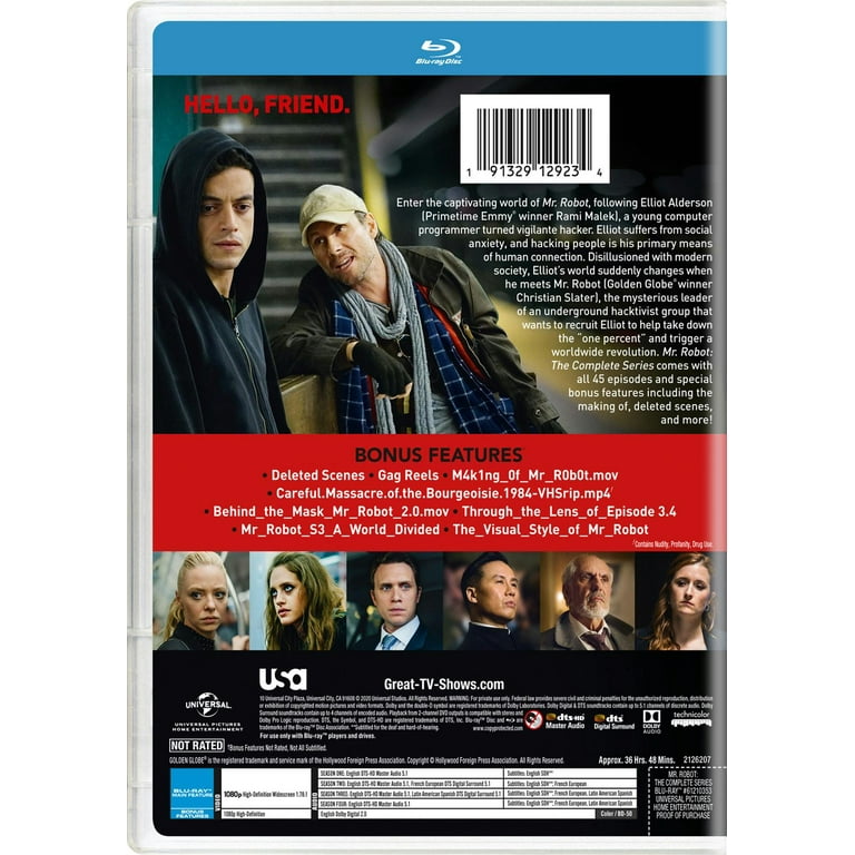 (未使用･未開封品)Mr Robot: Season 1 [Blu-ray] [Import] Amazon.com: Mr. Robot: The Complete Series [Blu-ray] : Rami
