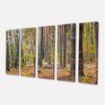 thumbnail image 2 of Forêt Verte d'Automne avec Bois Épais - Art Moderne sur Toile, 2 of 3