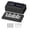Black, variant on Nickel Plated Brass Conductor Junction Box 100A with 8 Mm Studs for Mobile Wiring and Mounted Setup