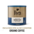 thumbnail image 2 of Peet's Coffee Morning Roast Ground Coffee, Medium Roast, 24oz Canister, 2 of 10