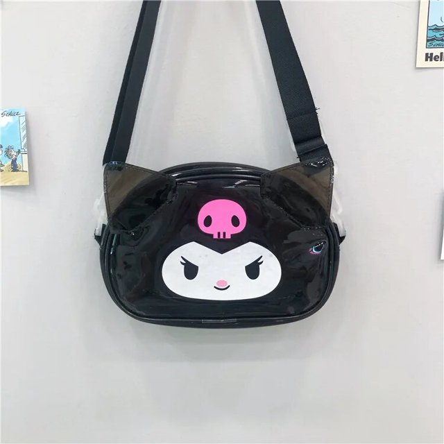 Bolsa Kawaii Sanrio Cinnamoroll cruzada, bolsa de playa Kuromi, billetera de gelatina, impermeable, funda de teléfono My Melody, bolsas de cosméticos, regalo para niñas