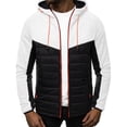 thumbnail image 1 of Mens Sweater Jacket Mens Autumn Fashion Color Matching Splicing Jacket Sweater Casual Jacket, 1 of 3