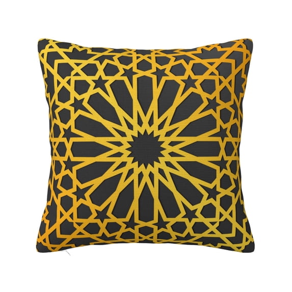 ZICANCN Decorative Throw Pillow Covers , Pattern Design Couch Sofa Decorative Knit Pillow Covers for Living Room Farmhouse 16"x16"