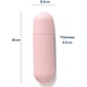 thumbnail image 2 of Color rosa: estuche ecológico para cepillos de dientes de viaje, soporte para pasta de dientes de Material de paja de trigo sin cubierta de plástico para cepillos de dientes, 2 of 5