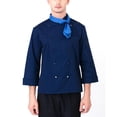 thumbnail image 2 of Unisex Chef Jacket Coat Kitchen Long Sleeves Cooker Restaurant XXXL, 2 of 8