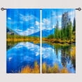 thumbnail image 3 of Tier and Valance Window Curtain Set - 52 Inch Width, 24 Inch Length - Live, Love, Laugh (Grey) - Light Filtering Drapes for Kitchen, Bedroom, Living & Dining Room by Achim Home Decor, 3 of 6