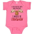 thumbnail image 3 of Inktastic I Love Butter Tarts and Poutine I Moose Be Canadian Pun Boys or Girls Baby Bodysuit, 3 of 5