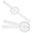 thumbnail image 3 of 2 Pcs Règle d'Angle Goniomètre Transparente, Règle de Mesure Portable, 3 of 5
