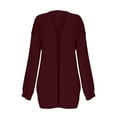thumbnail image 2 of Women's Trendy Open Front Cardigans, Soft Knit Slouchy Sweater, Long Sleeve, Fall/Winter Outerwear, 2 of 8