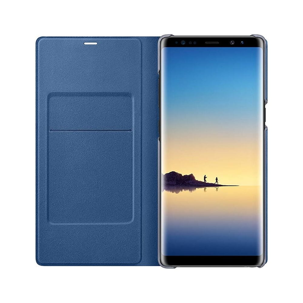 Samsung Galaxy Note8 LED View Wallet Case, Blue