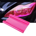 thumbnail image 4 of 1Set Pink Headlight Tint Film for Car Light Wrap Scratch Resistance PVC, 4 of 7