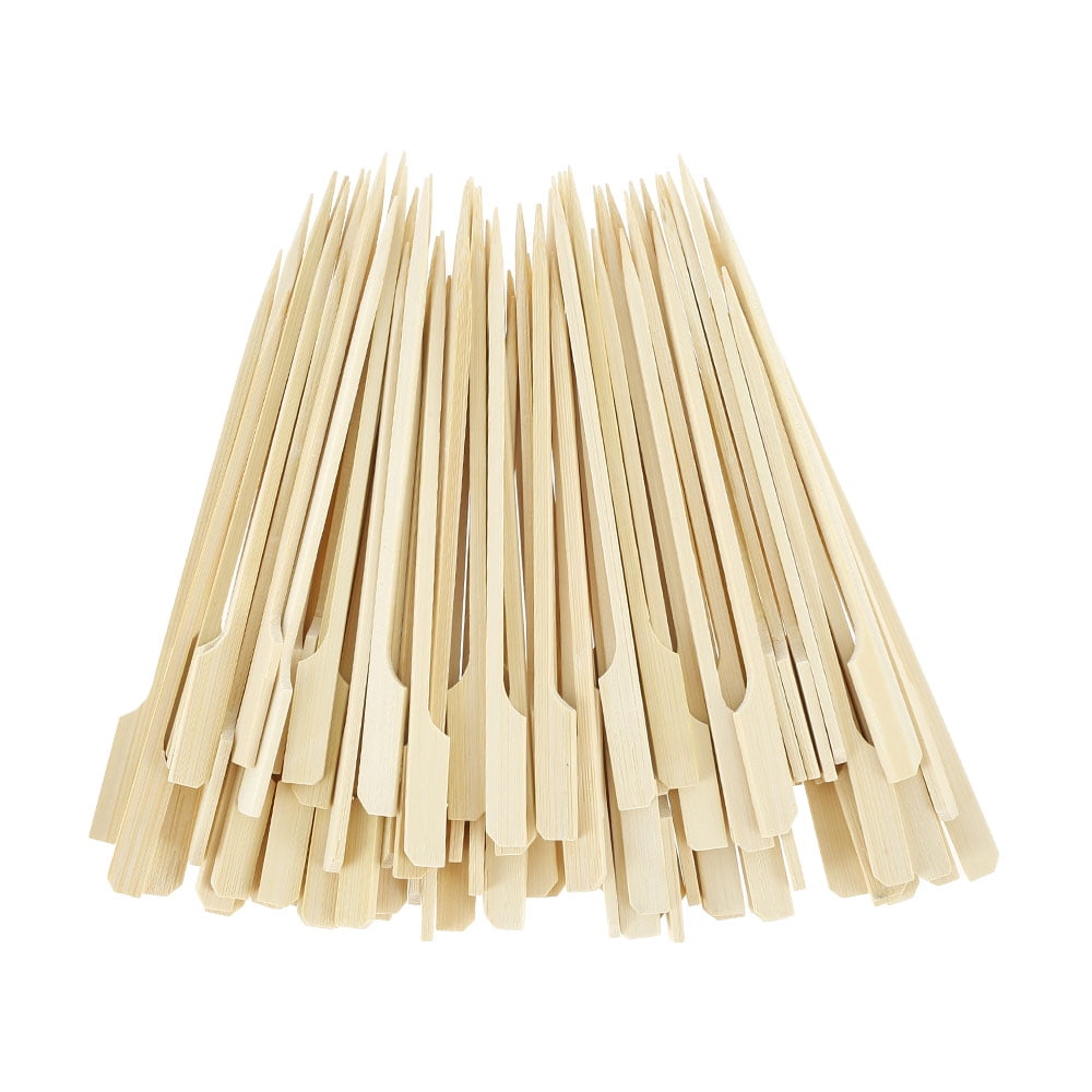 Corn Dog Corn Cob Cocktails Chocolate Fountain Bamboo Skewers BBQ Natural Bamboo Sticks for Appetizers Grill 6 inch -300pcs Kabob 