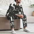 thumbnail image 7 of Gaeub Veterans Day Mens Pajamas Set Mens Sleepwear with Long Sleeve Top & Bottoms PJs-X-Large, 7 of 7