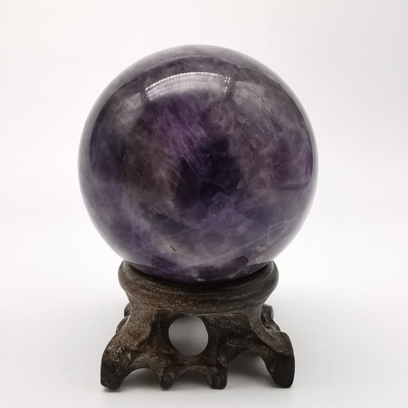 dream amethyst Crystal sphere Natural Healing Crystal carving ball for Reiki sculpture Healing and Crystal 0.5kg