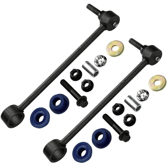 Detroit Axle - Rear Sway Bars for 2008-2012 Jeep Liberty 2007-2011 Dodge Nitro, Stabilizer Sway Bar End Links 2009 2010 Replacement