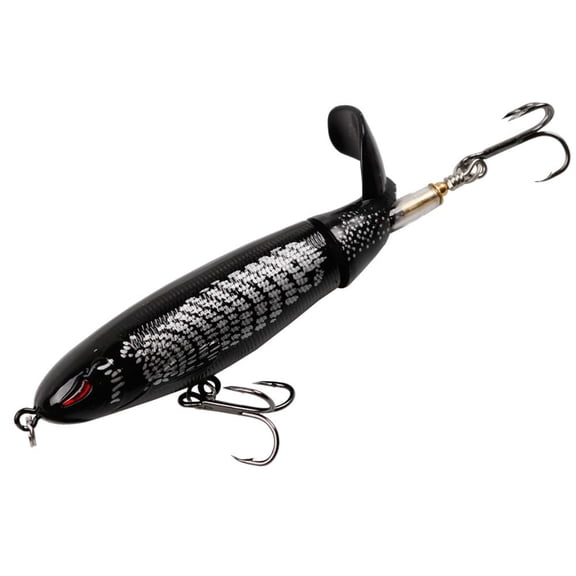 erfcxs Topwater Fishing Stosh Set Whopper Plopper Floating Rotating Tail Fishing Stosh Hard Stosh Hook For Freshwater Saltwater