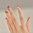 thumbnail image 5 of KISS imPRESS No Glue Needed Press On Nails, Resting Witch Face, Orange, Medium Coffin, 30 Count, 5 of 10