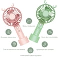 thumbnail image 2 of PENGXIANG Summer Handheld Portable Fan Silent Mini Spray Fan USB Charging 3 Speed Adjustable For Outdoor Travel Indoor Dormitory Office, 2 of 6