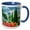 Blue/White, variant on 3drose, Italy, Tuscany, Vineyard and Olive Trees with the Abbey of Santantimo, 11oz Mug