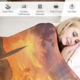 thumbnail image 3 of Patifu Sunset Warm Lightweight Blanket Soft Fleece Blankets Throw Blanket Living Rooms Sofa Decor Cow Gifts Blanket All Seasons Excellent Hand Feel Blanket 40x50in, 3 of 6