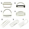 thumbnail image 2 of Bend D-Ring Welded Serrated Buckle, Stainless Steel D-Ring Underwater Diving Weight Belt Holder, 2 of 8