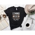 thumbnail image 3 of Funny Coffee  Dog Hair Graphic T Shirt, Fun Dog Mom Tee, Coffee Lover Shirt, Typography Dog Dad Tee, Mom Gift Idea, Casual Tee with Saying, 3 of 4