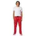 thumbnail image 3 of Disney Cars Men's Lightning McQueen with Logo Design AOP Adult Lounge Sleep Pajama Pants, 3 of 8