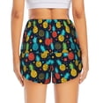 thumbnail image 4 of Haiem Colorful Pineapple Women's 2 in 1 Running Shorts - Lightweight Athletic Workout Gym Yoga Breathable Sports Shorts Liner with Phone Pockets-Medium, 4 of 9