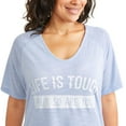 thumbnail image 6 of Terra Sky Women's Plus Size Scoop Neck Graphic Tee, 6 of 6