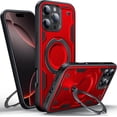 thumbnail image 1 of Diseñado para Funda Magnética para iPhone 16 Pro Max, Compatible con Magsafe, Resistente a Caídas de 10 pies, Resistente, con Soporte de Anillo Giratorio 360, Funda Protectora a Prueba de Golpes, 1 of 7