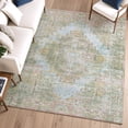 thumbnail image 6 of Addison Rugs Mayfield Premium Machine Washable Traditional Global Green Rectangle Rug, 9' x 12', 6 of 6