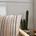 thumbnail image 4 of Striped Throw Pillow Covers Set of 2 Beige Textured Boucle Chic Morden Boho Accent Farmhouse Square Decorative Couch Pillow Covers for Home Decor Bed Sofa Living Room, 4 of 7