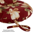 thumbnail image 4 of Greendale Home Fashions Roma Floral 15 in. Round Outdoor Reversible Bistro Seat Cushion (Set of 2), 4 of 9