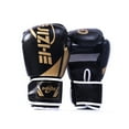 thumbnail image 1 of Guantes de boxeo Eigraketly 1 par portátiles para hombres y mujeres entrenamiento ajustables Protector de manos Negro 10oz, 1 of 6