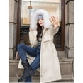 thumbnail image 1 of Winter Jacket Down Jacket Mid-Length Coat Quilted, Ladies Winter Coat Sewn Coat Winter Jacket Long Sewing Warm, XXXL, 1 of 5