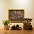 thumbnail image 2 of Holiday Time 11.75" Christmas Pinecone Print Framed Hanging Decor, Brown, 2 of 6