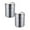 Silver, variant on ZOURIH 2 Pcs Salt and Pepper Shakers,Stainless Steel Shaker for Salt Powder Sugar Cinnamon Pepper, Spice Dispenser with Adjustable Pour Holes,Silver