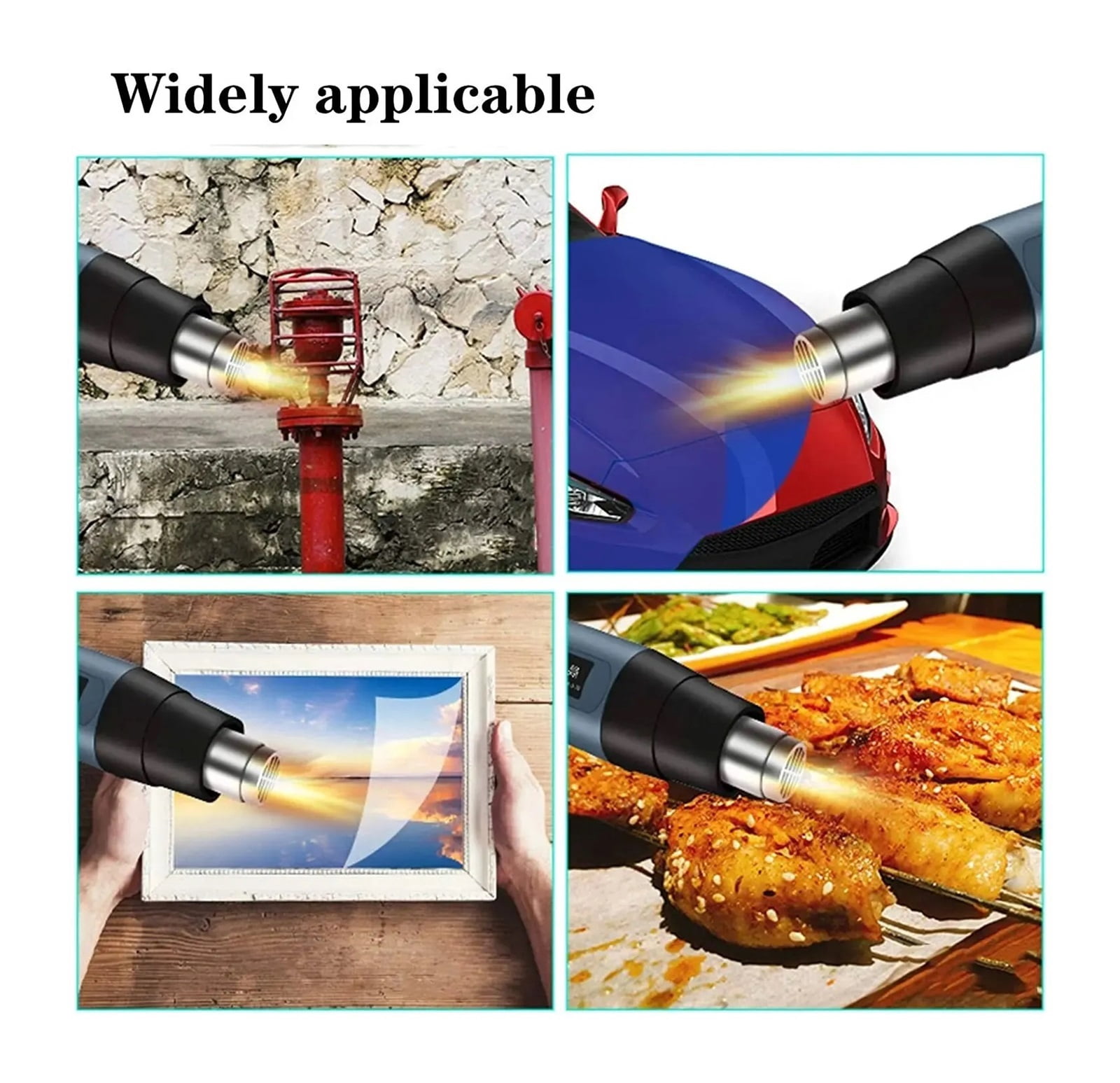 2500W variable advanced electric heat gun advanced hot air gun temperature adjustable electric heat gun ,Variable Temperature