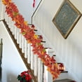 thumbnail image 2 of 2 Pcs 6ft  Maple leaf Fall Leaf Garland Hanging Vine Yellow Fall Garland Autumn Home Decor, 2 of 8