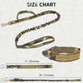 thumbnail image 4 of Set de collar para perro y correa elástica Celifelight Tactical Camo, 4 of 6