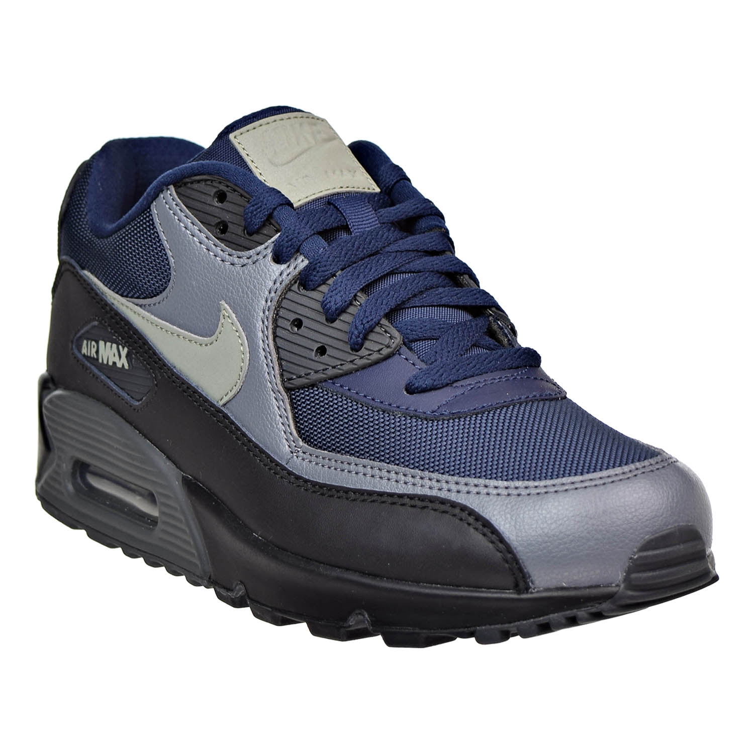 Inminente Muscular santo Nike Air Max 90 Essential Mens Shoes Obsidian/Dark Stucco/Black 537384-426  - Walmart.com