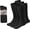 6 Pairs Black, variant on Diamond Star Men's Military Boot Socks – Quick-Dry Cotton Crew for Police, Fire, and Trekking/Hiking (Black - 6 Pairs, Socks Size 10-13, Fit Men's Shoe Size 10-12)