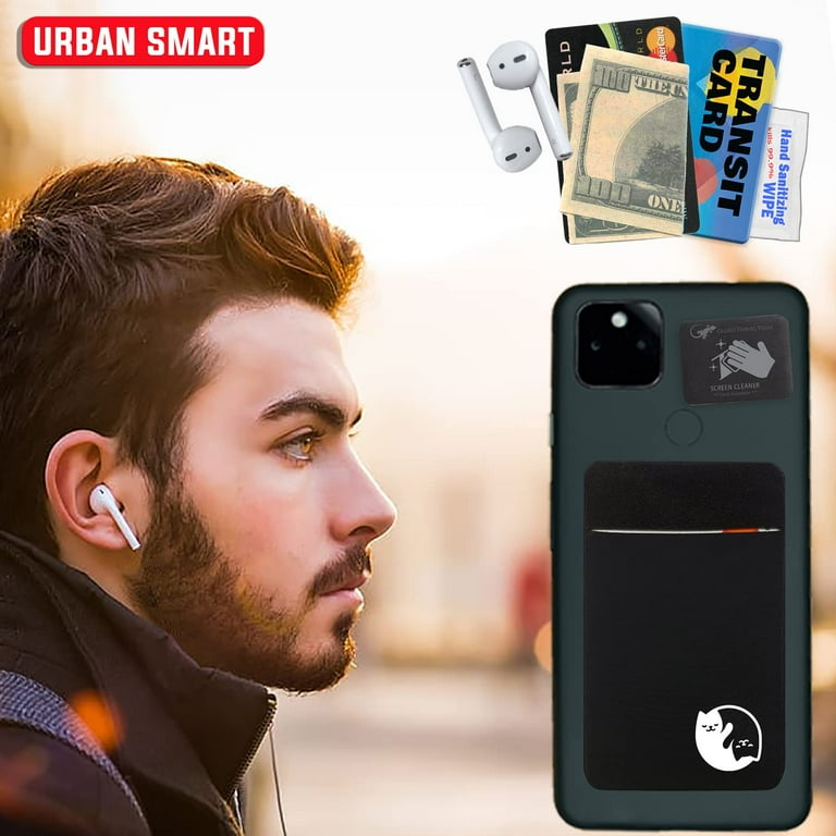 Cat Phone Holder Gecko Adhesive Phone Wallet for Phone Case Stick