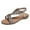 Gold, variant on VerPetridure Women's Sandals Summer Casual Bohemian Flat Sandals Beach With Diamonds, Low Heel Strap Diamonds Sandals