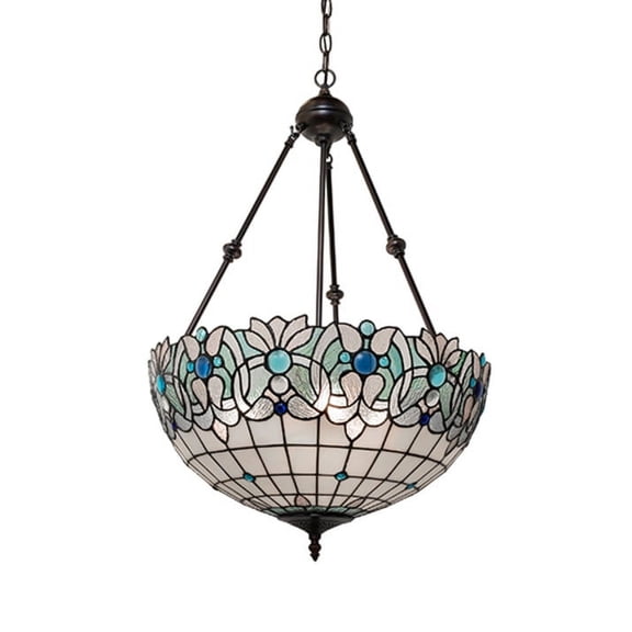 Meyda Tiffany 255703 3 Light 20" Wide Pendant - MultiColor