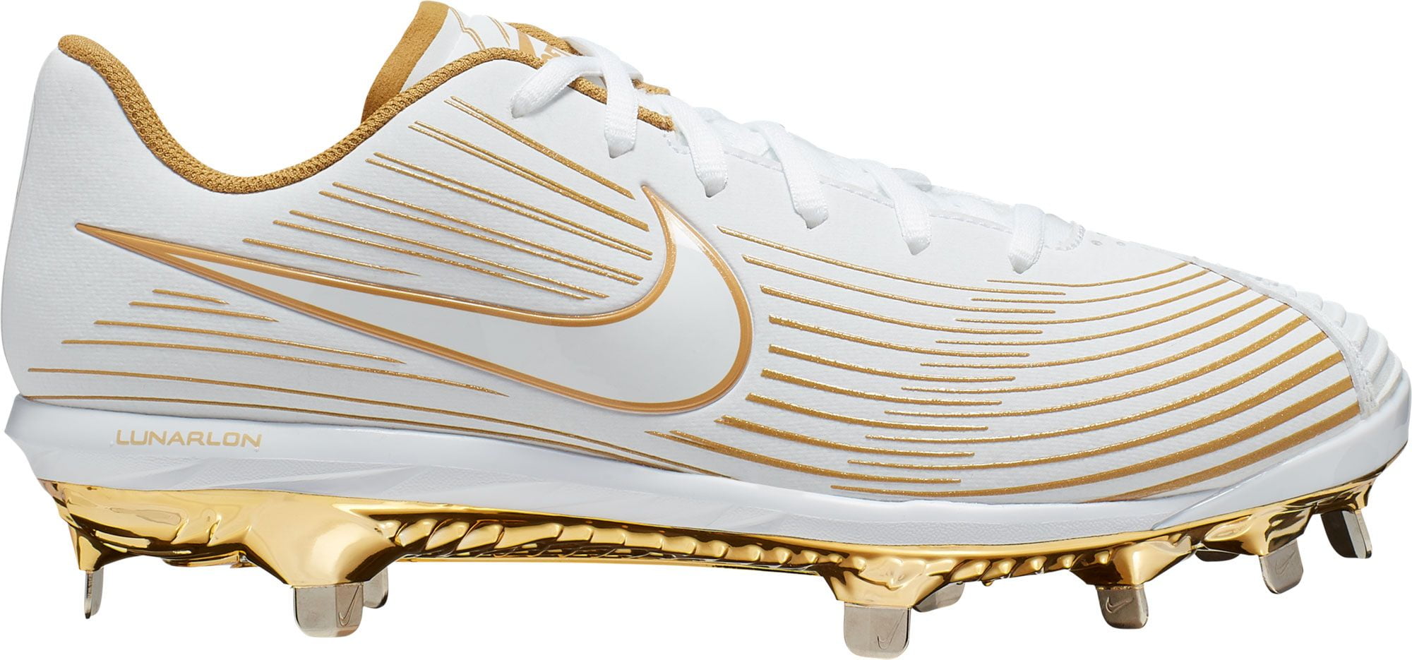 blue and gold softball cleats